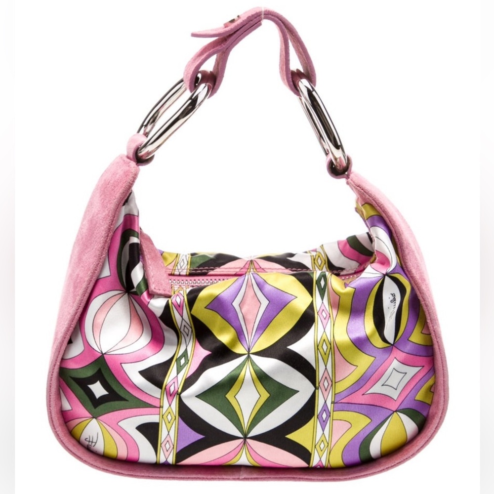 Emilio Pucci Pink and Multicolor Shoulder Bag - Picture 12 of 16